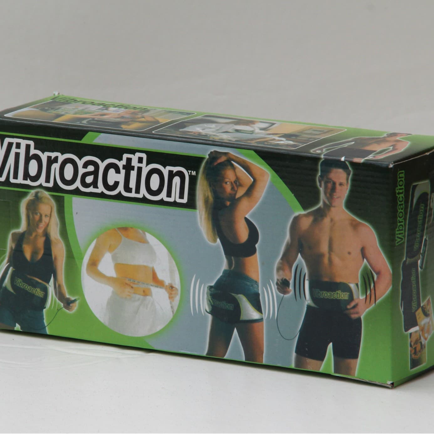 Vibroaction Electric Massage Belt for Waist, Fat Burning Machine, Vibration Massage Slimming Belt