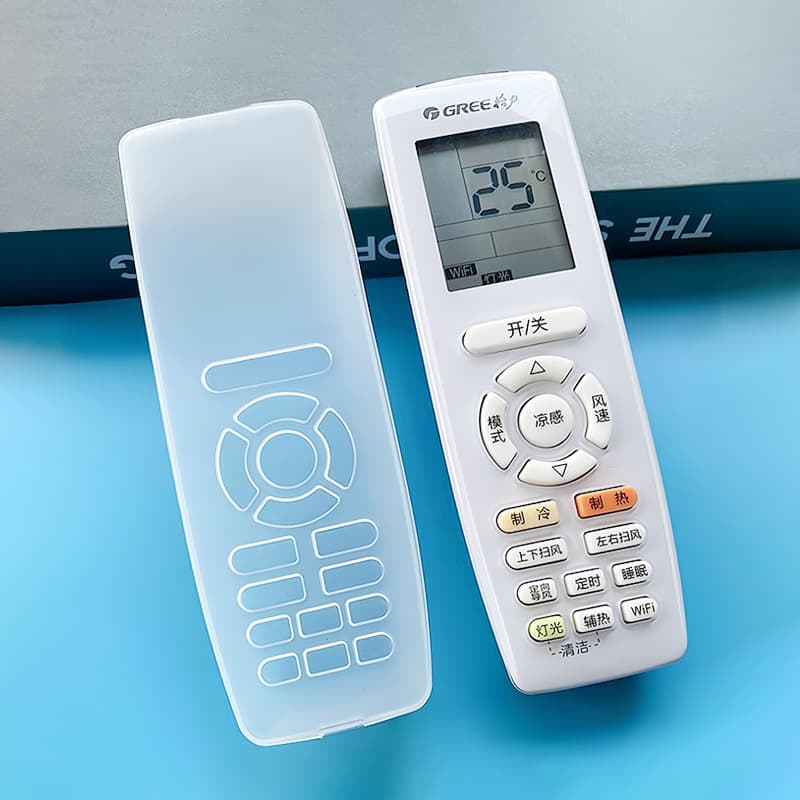Gree Air Conditioner Remote Control Protective Case Waterproof Dustproof Silicone Universal Full-Cover Transparent Remote Cover