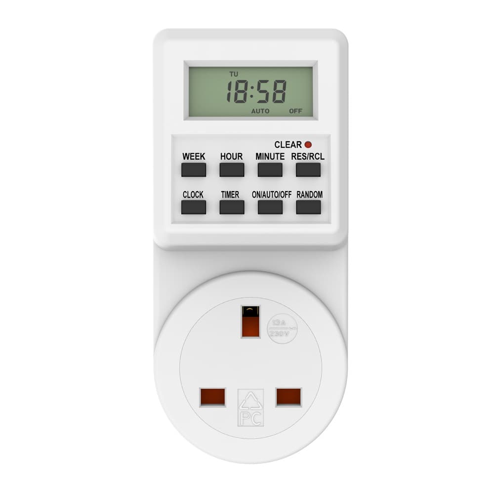 UK Standard Electronic Timer Socket, Electronic Timer, Kitchen Timer, Timer Switch