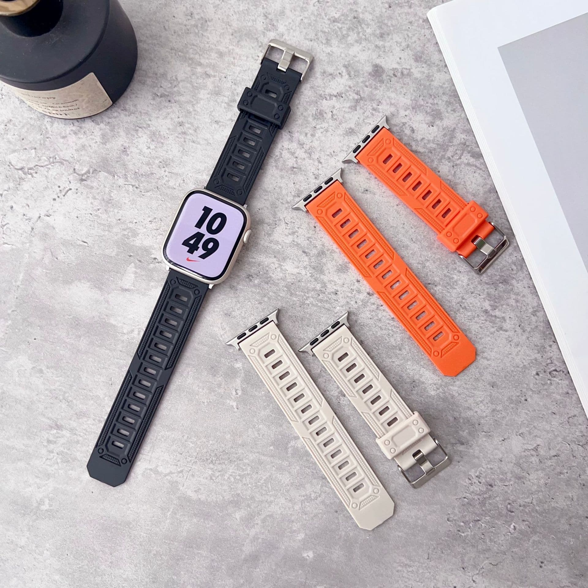 Suitable for apple watch s11 watch strap Mulsanne TPU strap iwatch11 outdoor sports watch strap