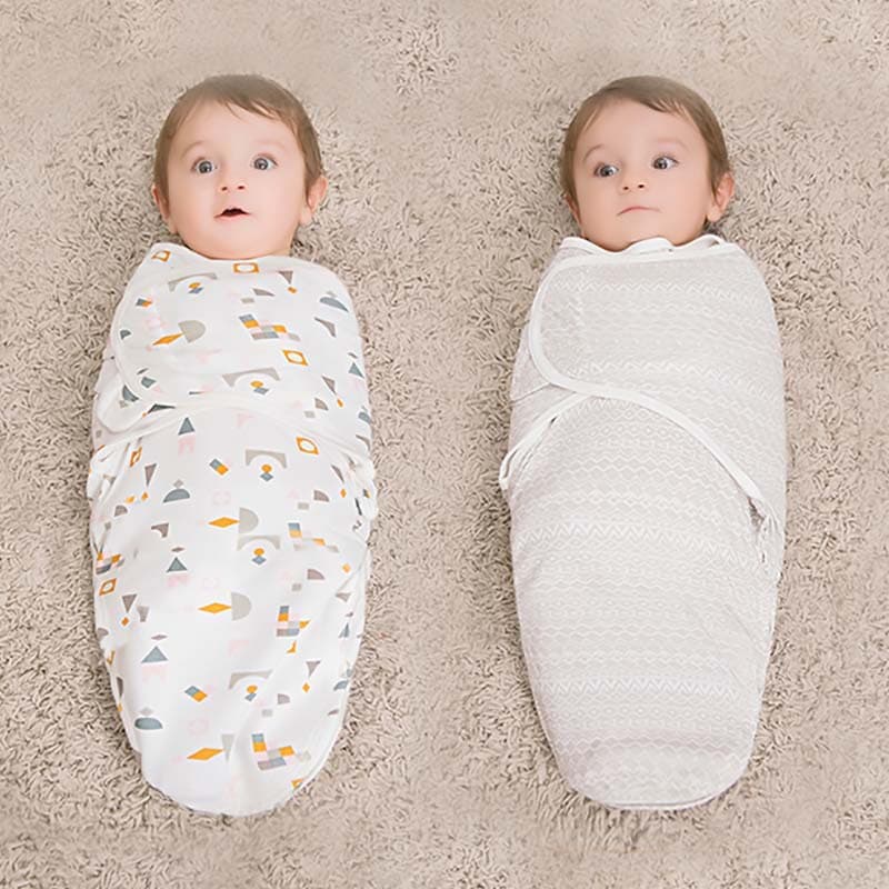 Cross-border Newborn Baby Swaddle Wrap Calming Sleep Sack Anti-Startle Swaddle Blanket Four-Season Infant Sleeping Bag