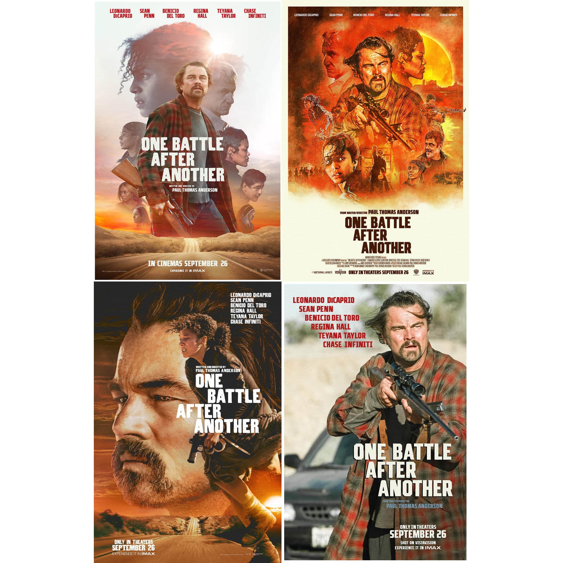 Movie One More Battle Poster Oil Painting Canvas Decorative Art, Wall Hanging for Living Room and Cafe, Literary Style, HD Non-Fading