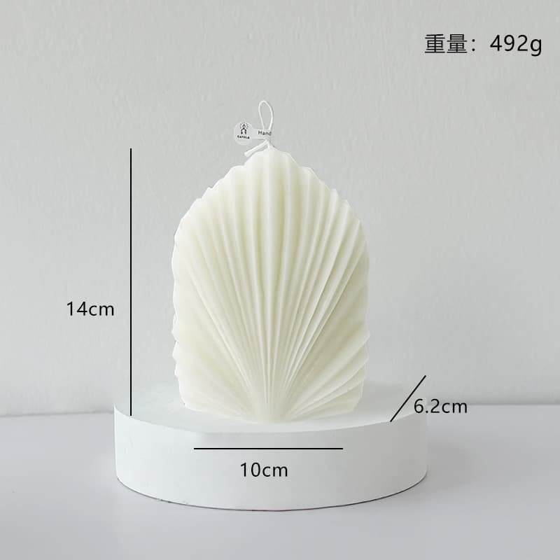 Nordic Minimalist White Scented Candle Home Decor Atmosphere Piece Wedding Decoration Cylindrical Geometric Candle
