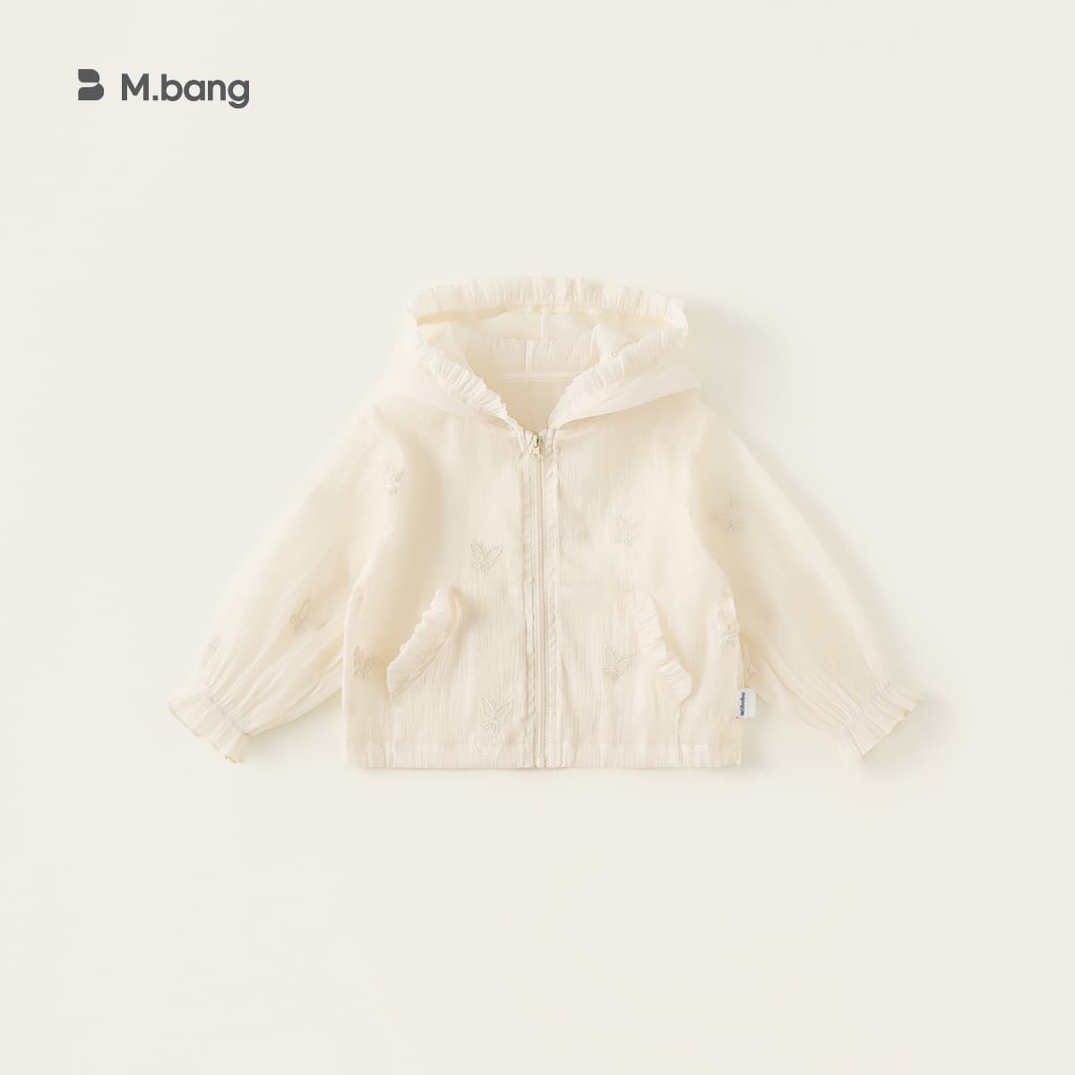 Youbao Children's Clothing Girls Spring/Autumn Light Jacket 0-5 Years Spring Style Baby Girl Lace Hooded Top Kids Spring Wear