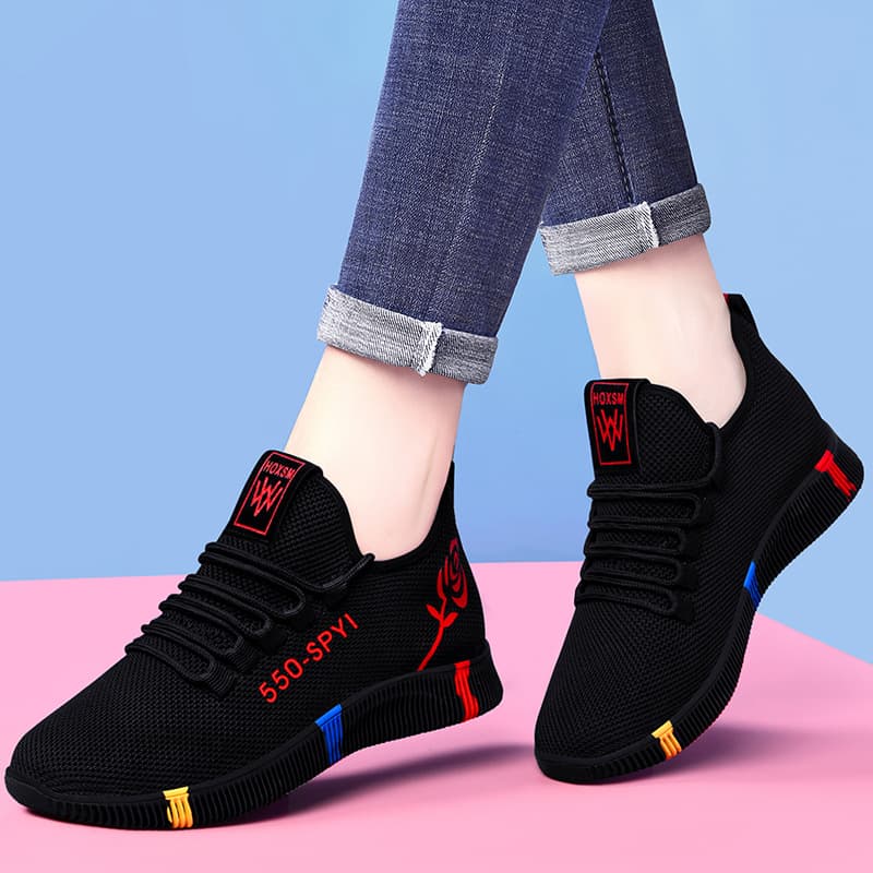 Dropshipping Spring Autumn New Women's Shoes Korean Casual Breathable Old Beijing Cloth Shoes Low-top Sports Shoes Women's Flats