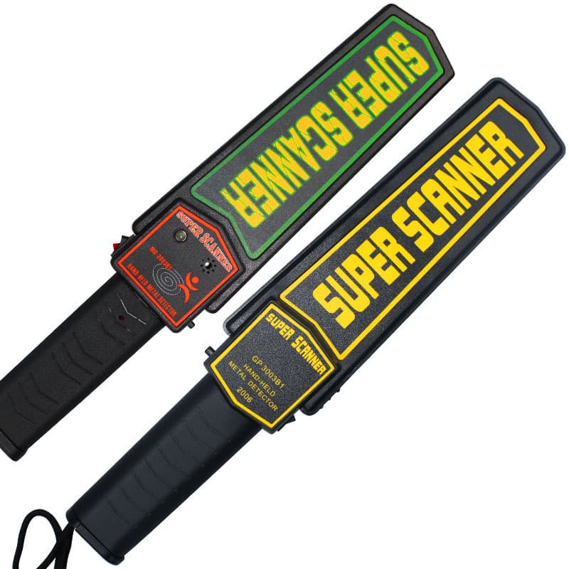 Handheld high-precision miniature metal detector for detecting mobile phones in examination rooms; outdoor scanning detection instrument.