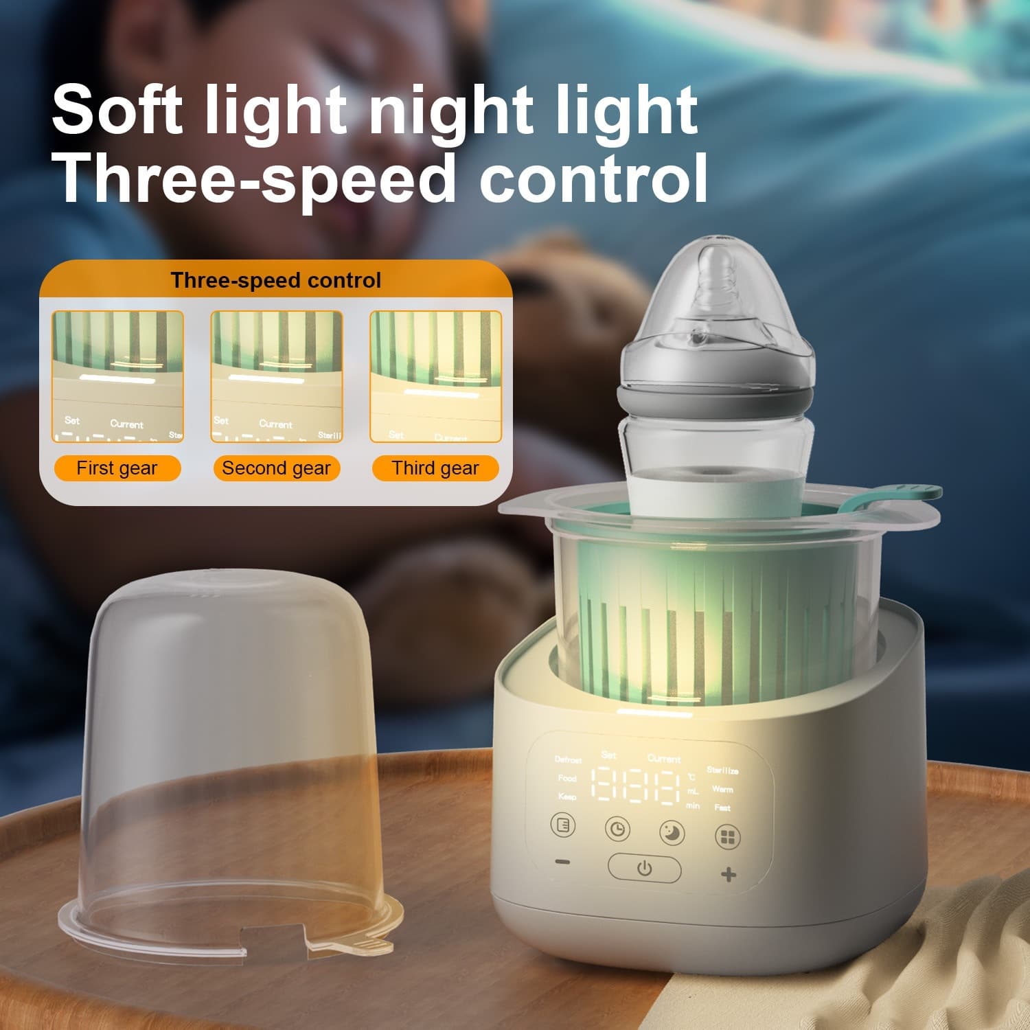 Cross-border Bottle Warmer Factory Heating Insulation Breast Milk Warmer Machine Baby Constant Temperature Bottle Warmer Bottle Sterilizer