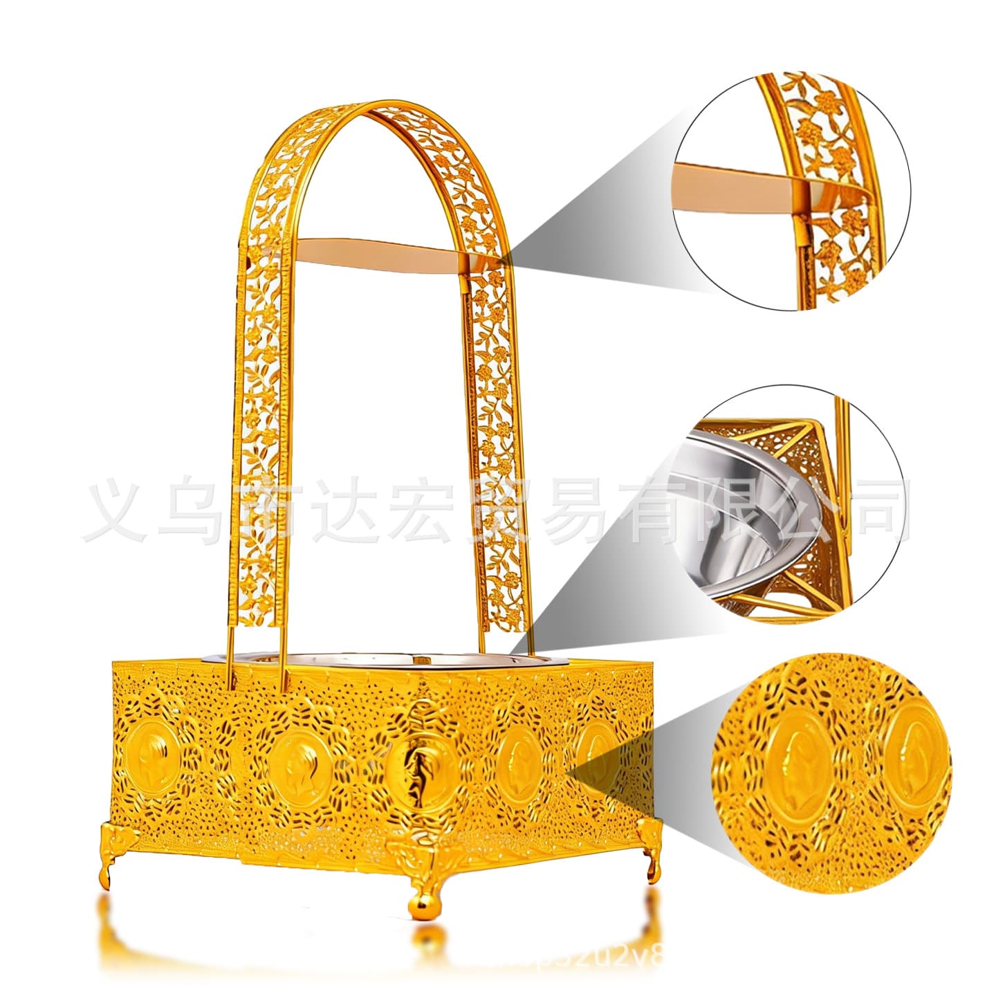 New Arabic Hookah Accessories Carbon Basket Bar KTV Hookah Charcoal Carrying Basket Large Medium Small Hookah Carbon Basket
