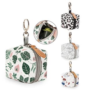 PU Waterproof Pacifier Bag Hanging on Diaper Bag etc Pacifier Case CPC Test Certificate