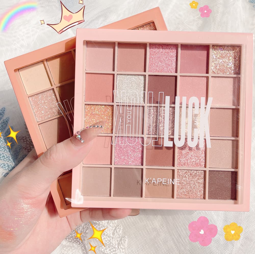 Beauty Skin Care / Makeup / Eyeshadow / Eyeshadow - Glossy Pink Eyeshadow - Silky Smooth Texture Long-lasting Color