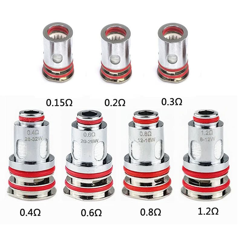 GTX Coils 0.15ohm 0.3ohm 0.4ohm 0.6 0.8 1.2ohm Replacement Coils Five