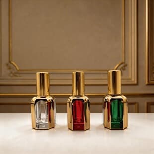 In Stock 10ml Perfume Bottle Empty Bottle Essential Oil Perfume Refill Bottle Glass Sample Portable Press Spray Fine Mist Bottle