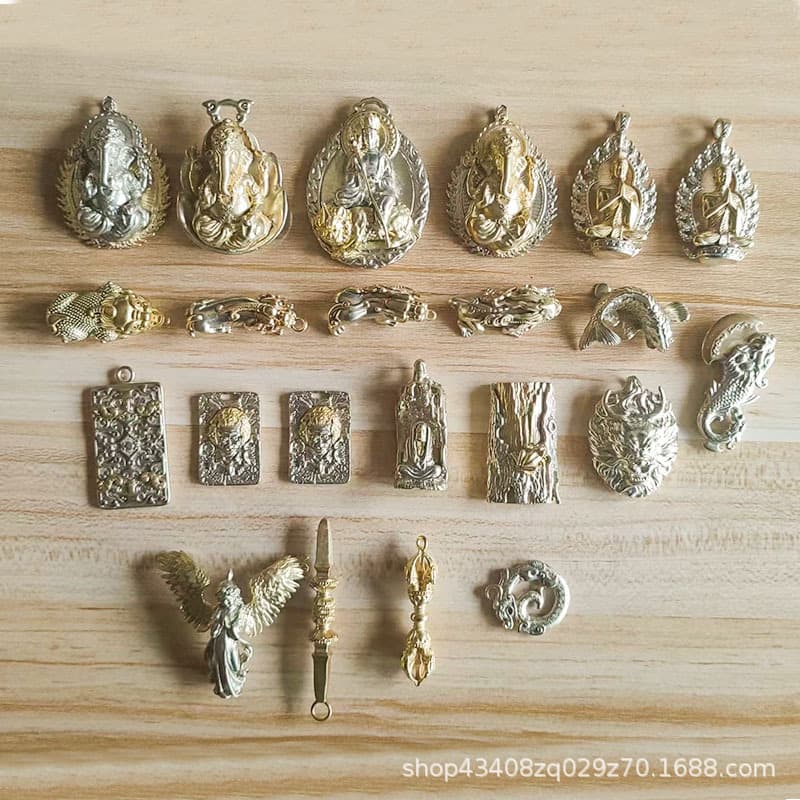 New creative brass retro antique Pixiu Unicorn pendant ornaments for men and women handle pieces personalized key pendant batch
