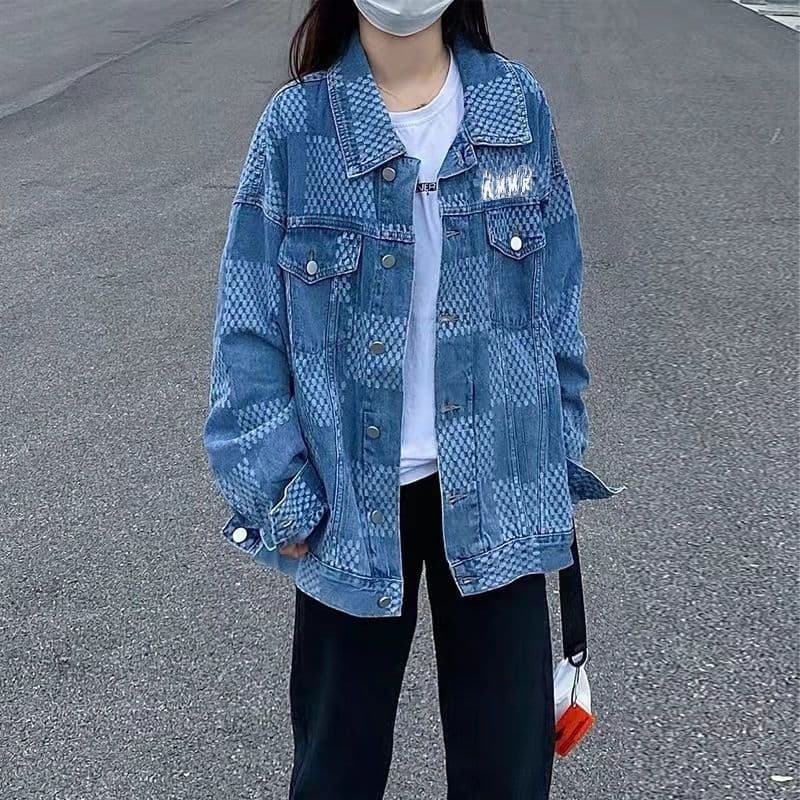 Sweet Chinese style denim jacket for women, ethnic style, super fairy-like, spring and autumn French style.