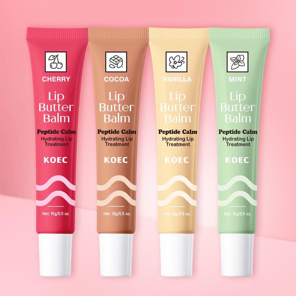 KOEC moisturizing glossy lip balm/lip milk 15g, anti-cracking and hydrating lip glaze, cross-border TK foreign trade bestseller in stock.
