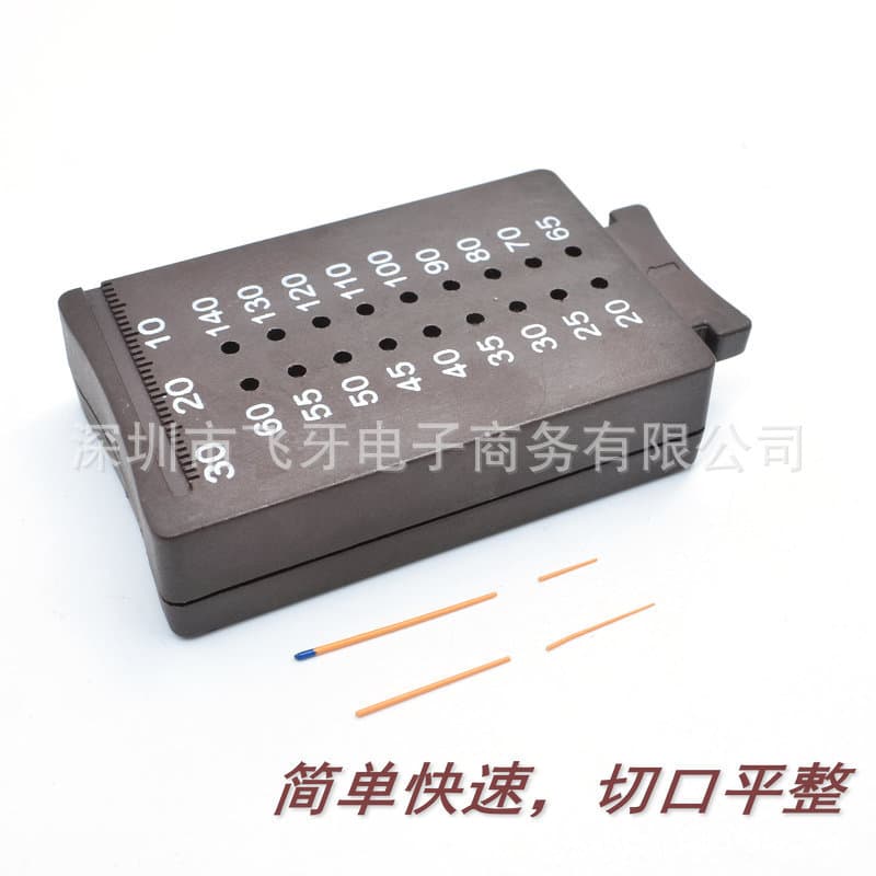 Dental Gutta-Percha Point Cutter Plastic Measuring Ruler, Autoclavable Oral Equipment End Trimmer