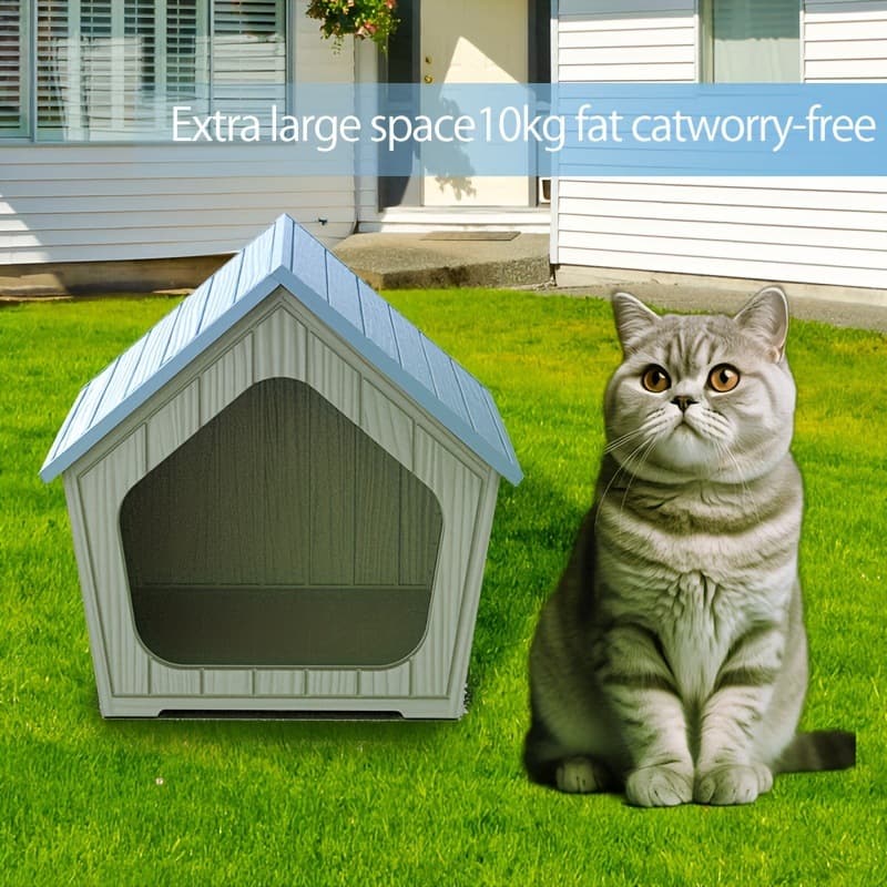 2026 New Cross-border Drop Shipping Imitation Wooden Cat House Cross-border Cat House Drop Shipping
