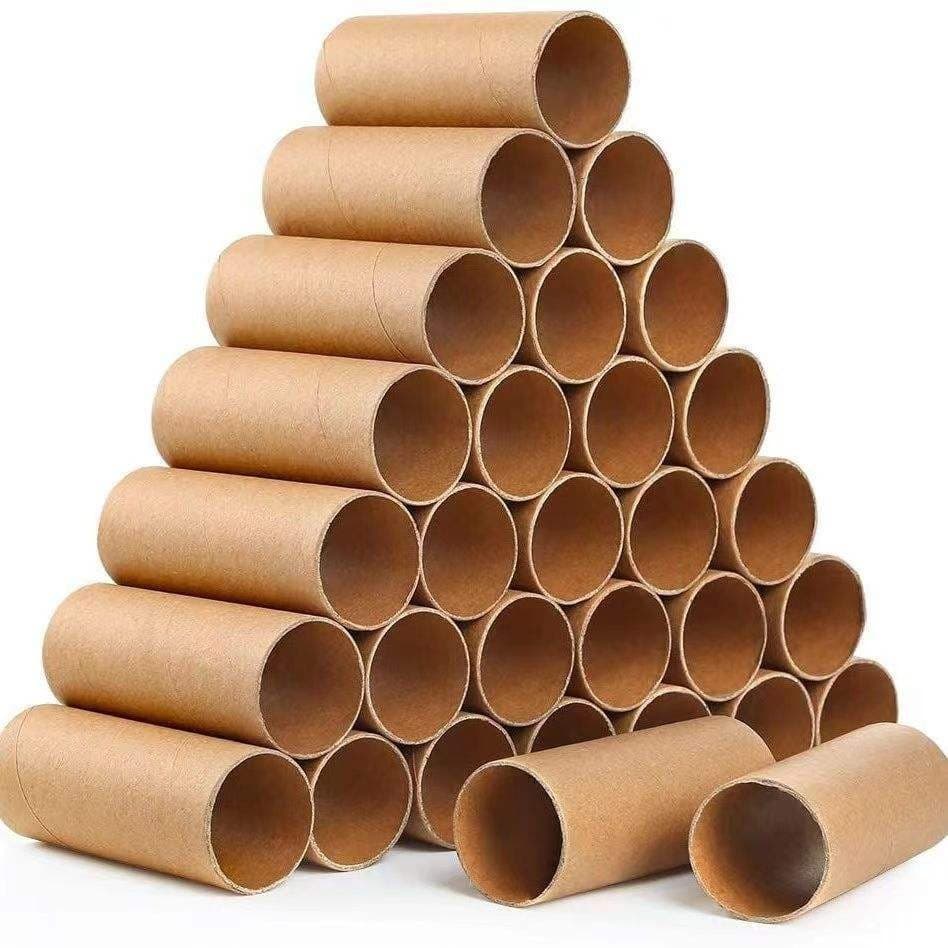 Production Paper Tube Winding Tube Core Brown Kraft Paper Tube Cutting Educational Eco-Friendly Material Kraft Paper Tube Hand