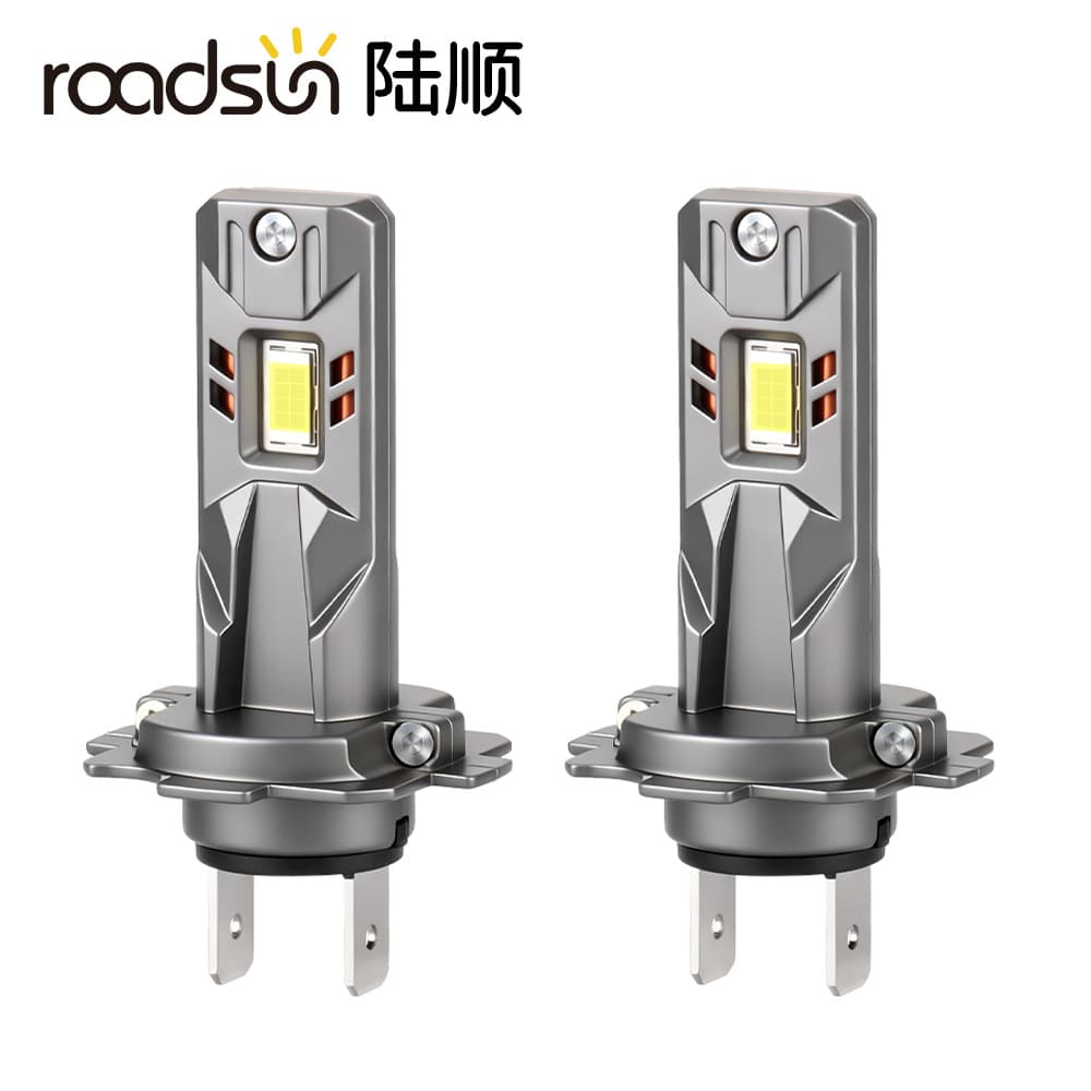 New M36 car LED headlight dual copper tube direct plug-in headlight H4h7h11 1 to 1 modified halogen lamp xenon lamp