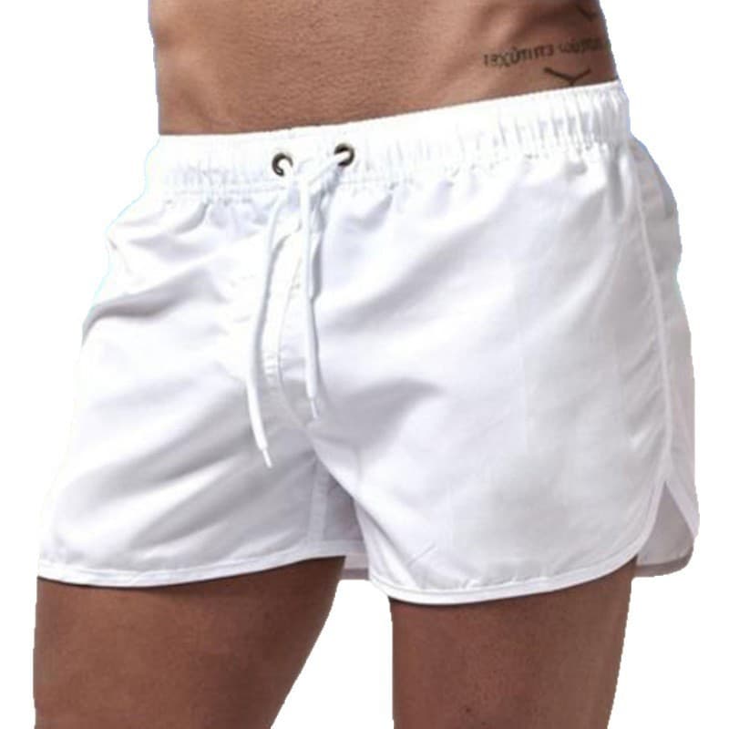 Cross-border AliExpress New Men's Beach Shorts Sports Swim Trunks Quick-Dry Athletic Shorts with Pockets Factory