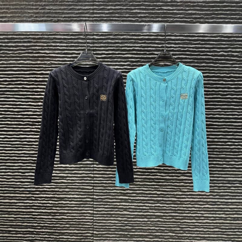 LW25 Autumn/Winter New Arrival Embroidered Logo Korean-style Solid Color Slim-fit Knit Long Sleeve