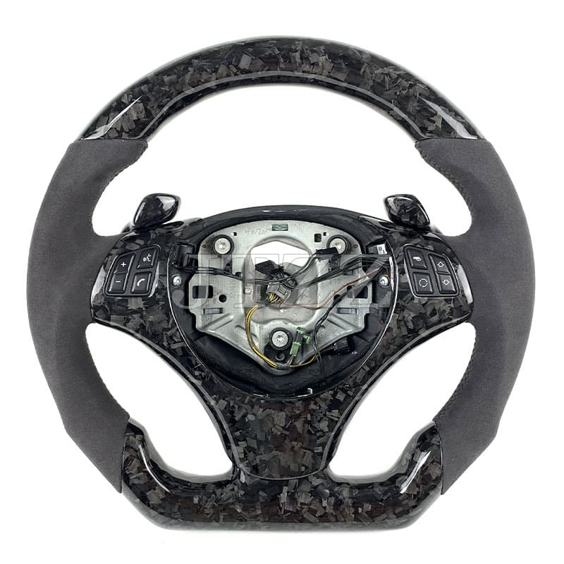 Carbon Fiber Steering Wheel Modification for BMW E90 E91 E92 E93 E81 E82 E87 E88