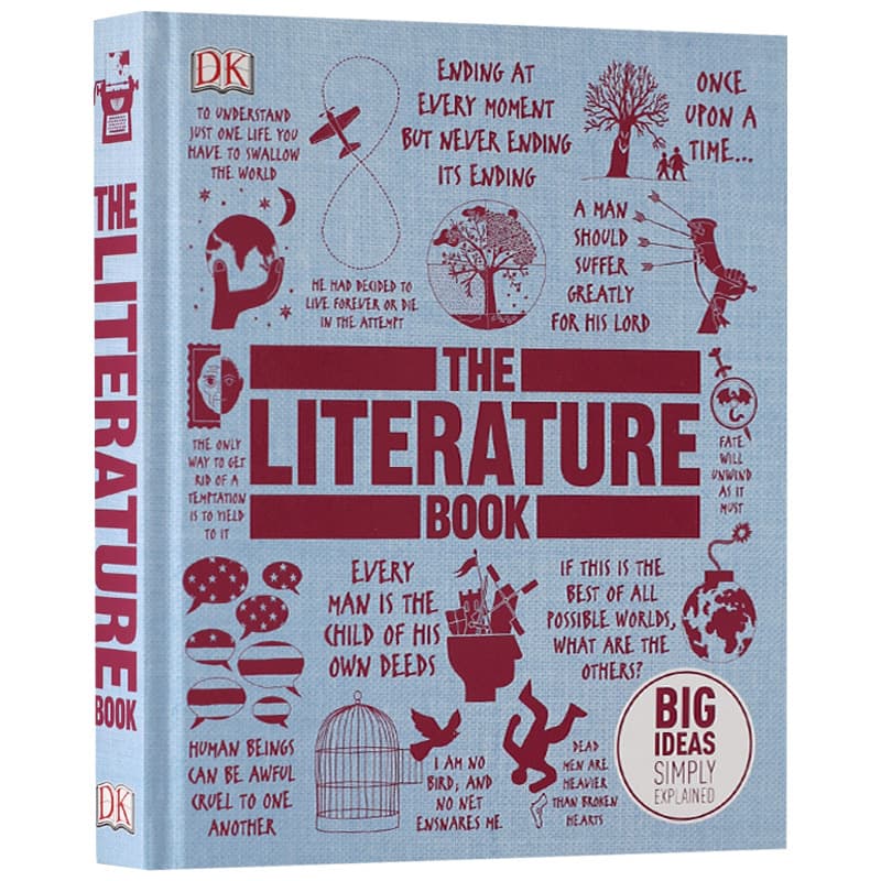 DK The Literature Book English Original Popular Science Human Thought Encyclopedia Series
