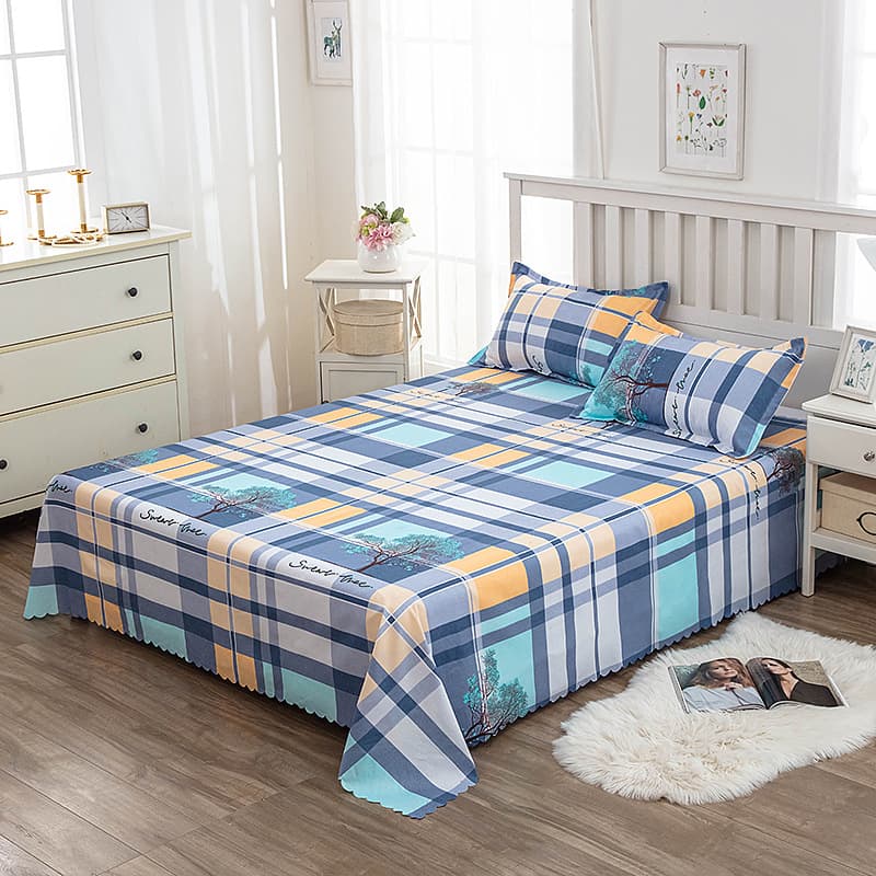 Wholesale single sheets with pillowcases, bedding, double bed bed, college student dormitory bedding, large orders will be given.