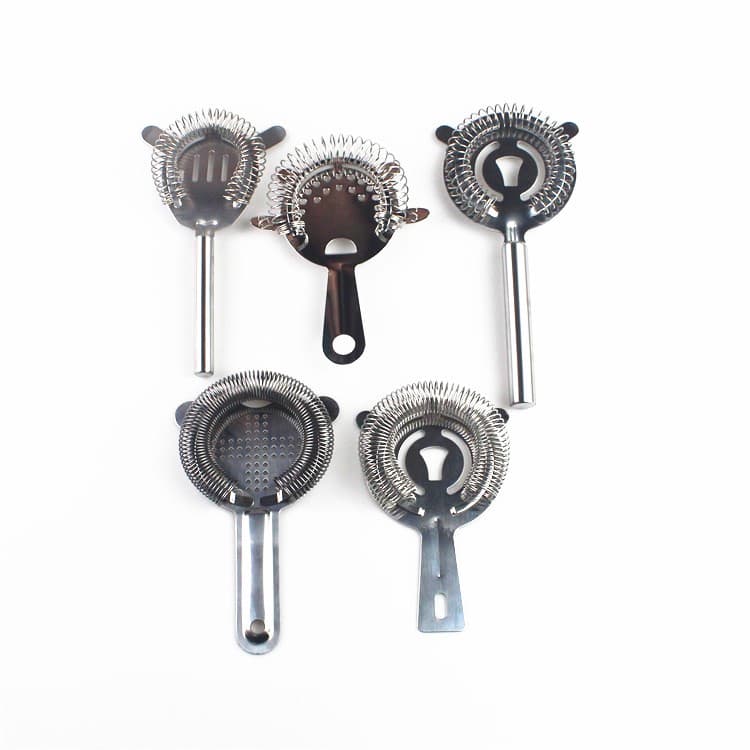 New Stainless Steel Ice Strainer, Four-Corner Ice Strainer, Cocktail Filter, Bar Supplies