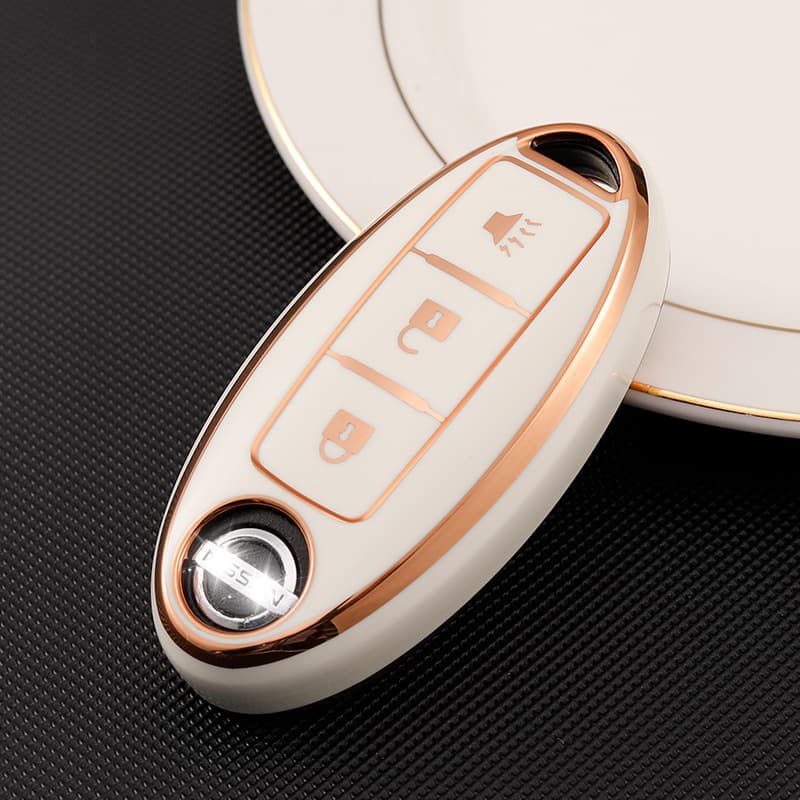 Suitable for Nissan's new Sylphy Teana Qashqai X-Trail Nissan King's Tiida Blue Bird key shell buckle factory direct supply