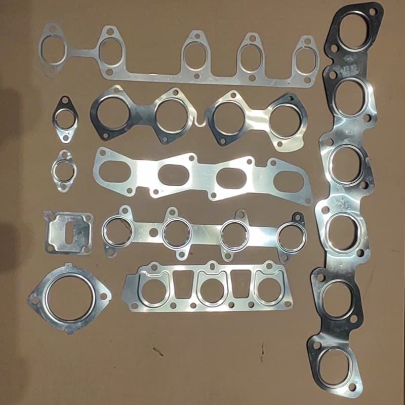 Automotive Exhaust Manifold Gasket Muffler Interface Seal Stainless Steel Catalytic Converter Flange Gasket