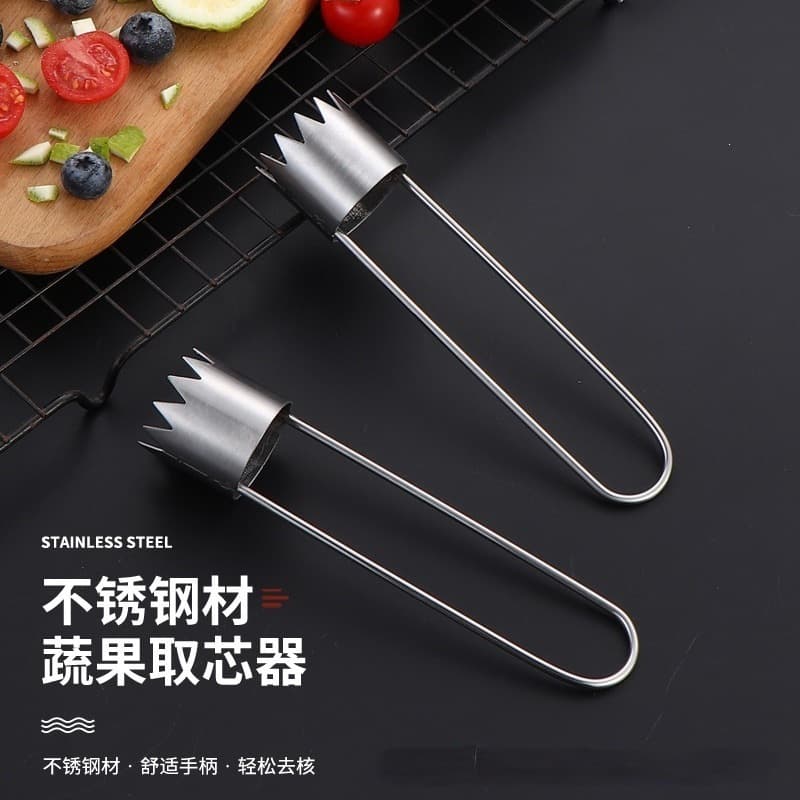 Stainless Steel Fruit Corer Apple Pear Remover Kitchen Core Removal Tool