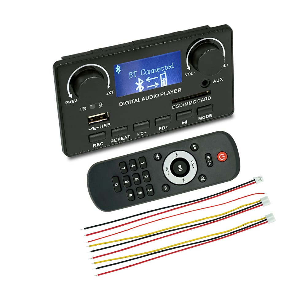 JQ LCD Screen MP3 Decoder Board Bluetooth Module Car Audio Decoder Bluetooth Amplifier Board Bluetooth Main Board