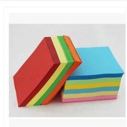 Colored origami paper crane material 15x15cm 10 colors 1000 sheets square origami paper cutting