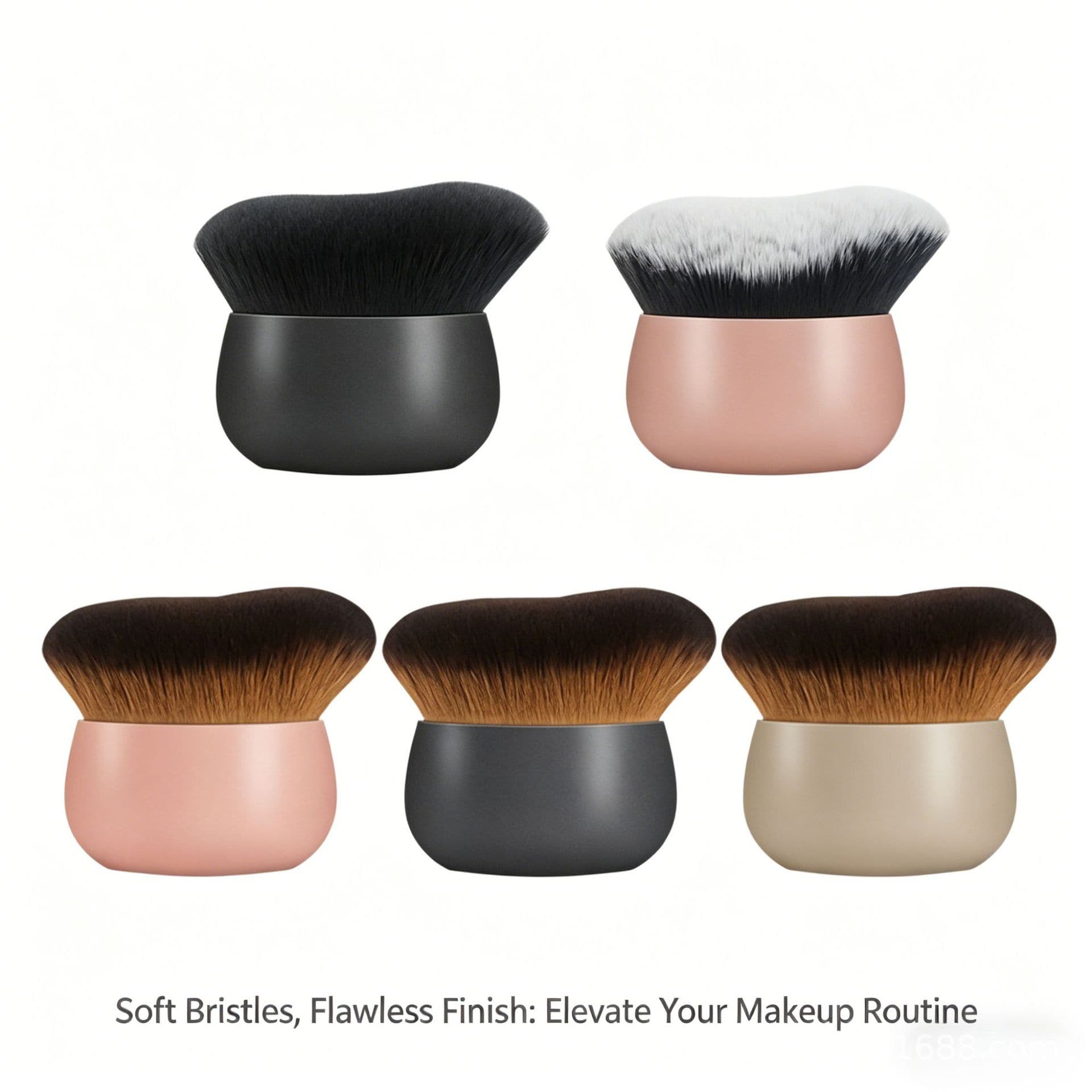 Cross-border Soft Bristle Foundation Skincare Makeup Brush Multifunctional Body Self-Tanning Brush for Tanning Lotion