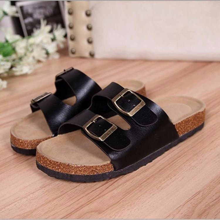 Cork Sandals Wish AliExpress Dropshipping Flat Comfortable Plus Size Beach Shoes Slippers Women Manufacturer Wholesale