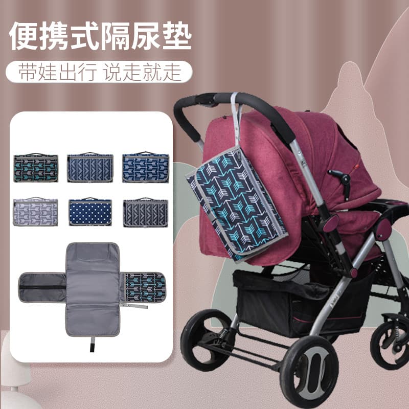New baby diaper pad folding multi-functional thickened diaper bag portable portable diaper bag for out-going mothers
