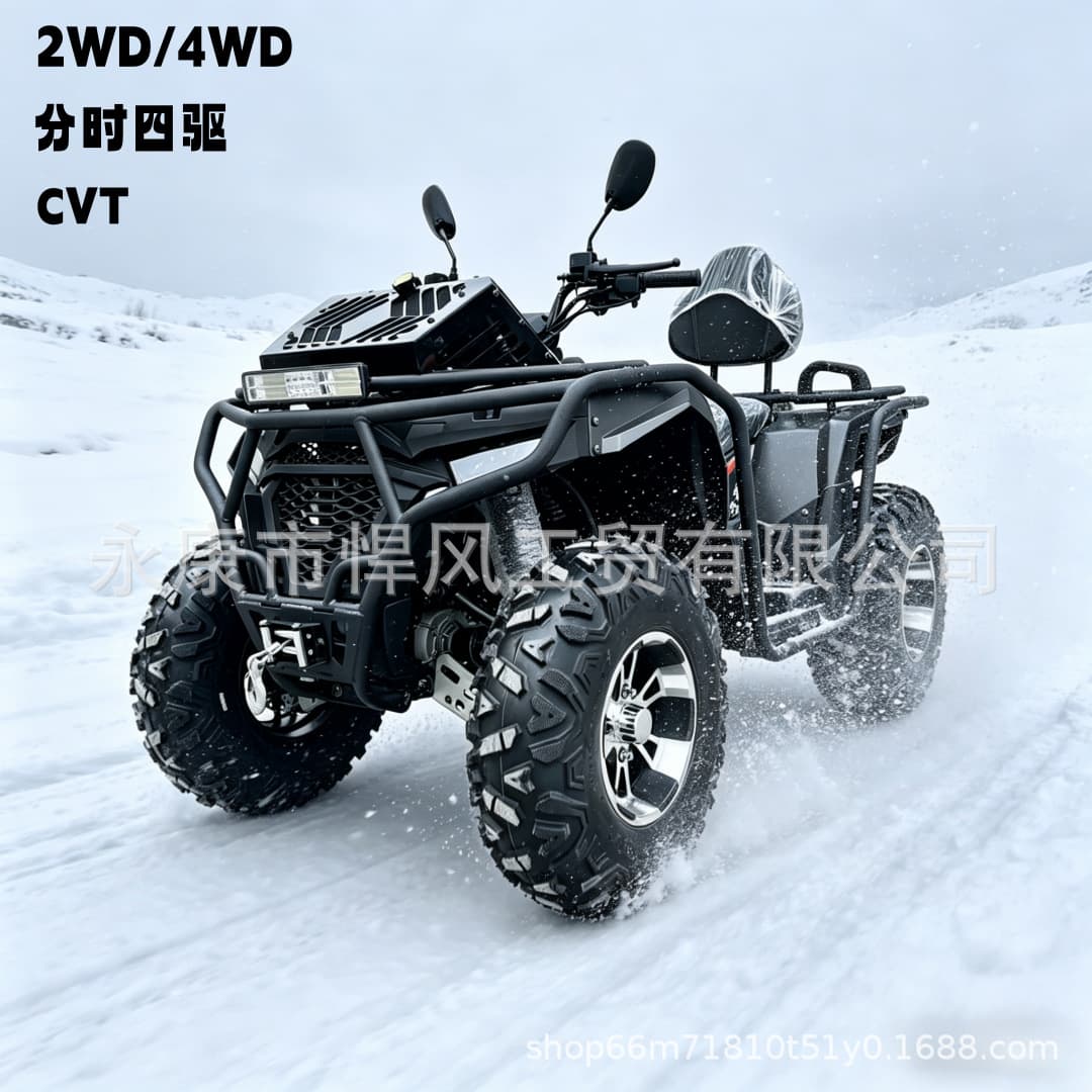 Factory Direct Sales New 400CC Four-Wheel Drive ATV Adult All-Terrain Off-Road Motorcycle with Differential