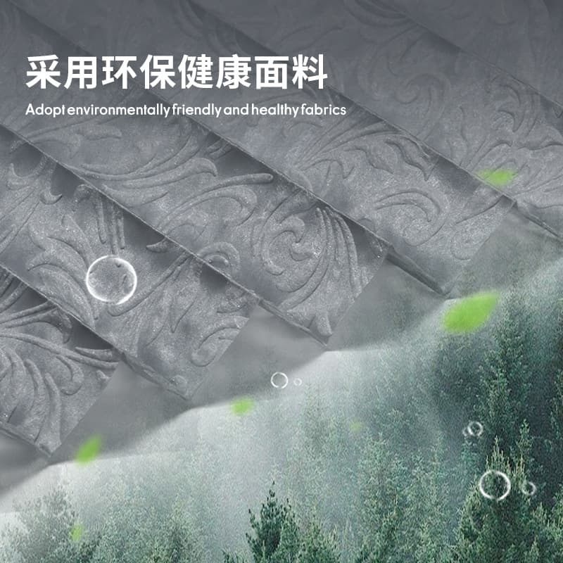 ♔ Cross-border Pleated Blinds, No-drill Blinds with Embossed Printed Patterns, Pleated Blinds