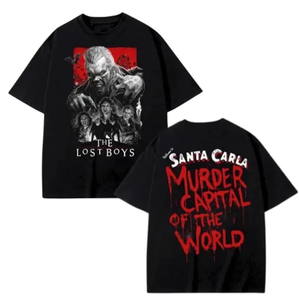 Horror Movie Men's Cotton Black T-Shirt American Style