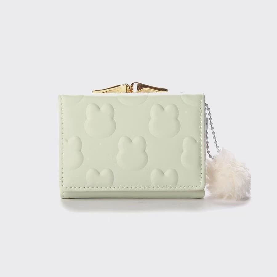 Women's Wallet Summer 2025 New Style Niche Design Fresh College Style Handheld Coin Card Wallet Mini Wallet Tri-Fold