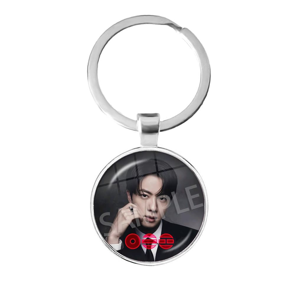 Korean Star Kpop BTS ARIRANG Pendant Keychain Round Keyring TH008