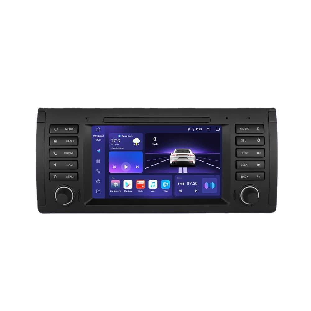 Cross-border 7-inch car navigation system suitable for BMW E39 Android large screen navigation interconnection MP5 reversing image