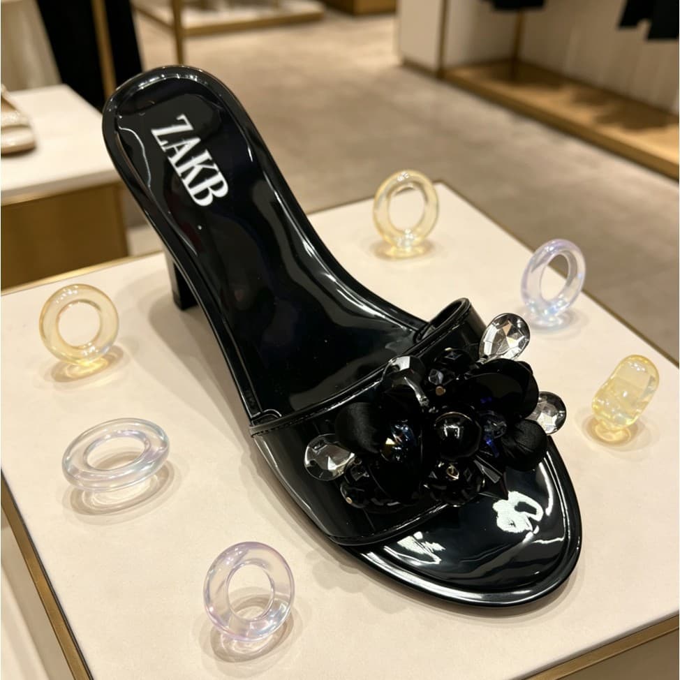 New Clear Jelly Sandals for Women Summer Transparent Thick Sole Crystal Slippers Indoor Outdoor Wear