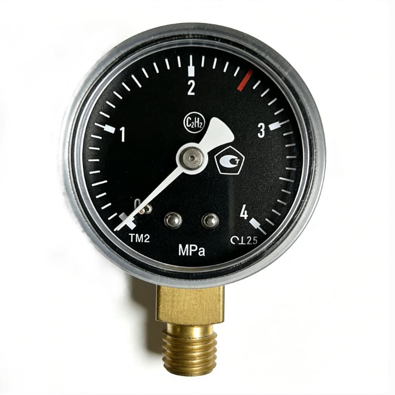 Copper Fitting Explosion-Proof Pressure Gauge, Sealed, Rust-Proof, for Gas Pipelines and Hazardous Chemical Lines, Factory Direct