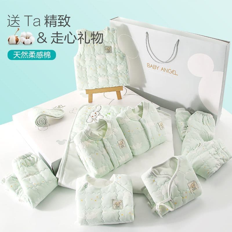 Newborn Gift Set Baby Clothes Autumn Winter Newborn Baby Essentials Full Moon Gift Winter
