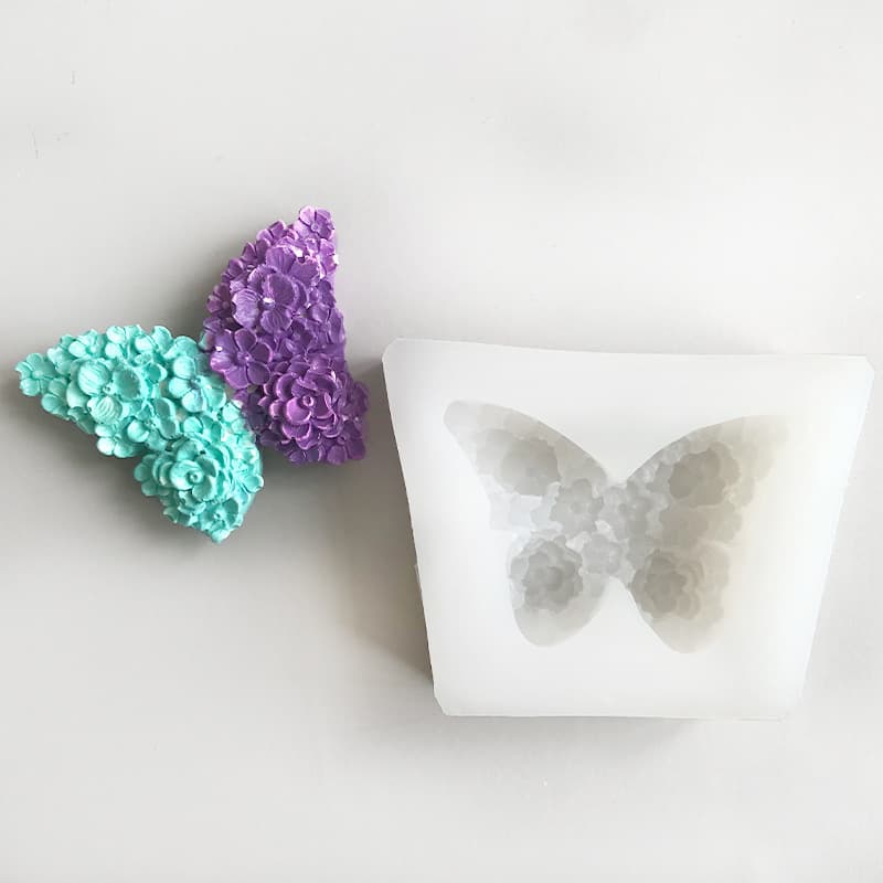 DIY Baking Flower Butterfly Silicone Mold, Plaster Resin Mold, Chocolate Fondant Cake Baking Decoration Mold