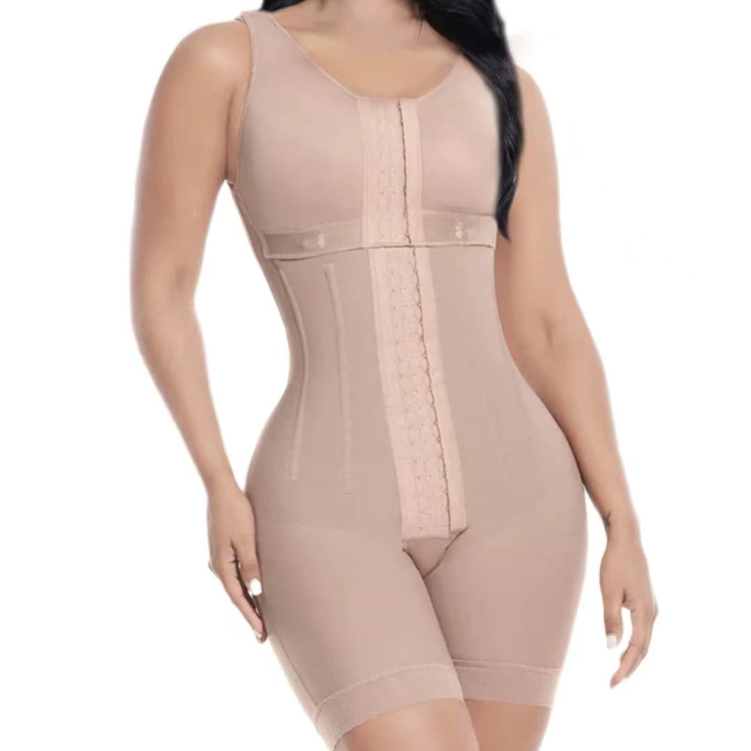 456666 Cross-Border Front Closure Body Shaper Postpartum Open Crotch Shapewear Tummy Control Butt Lifting Slimming Bodysuit