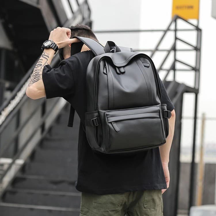 Men's Backpack Trendy Versatile Laptop Bag Large Capacity Travel Bag Casual Fashion Backpack Factory Lightweight