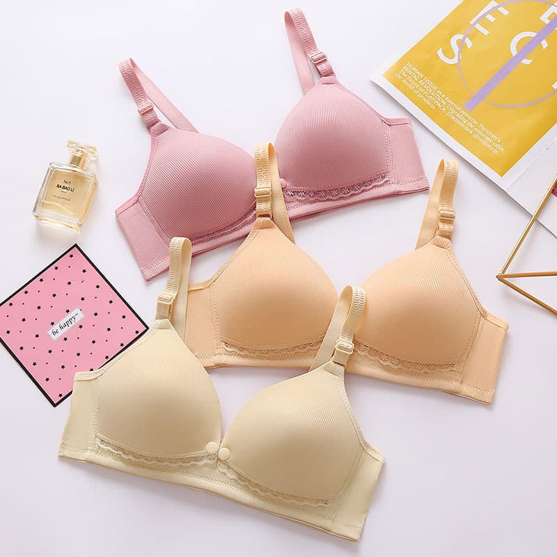 New Ice Silk Wire-Free Maternity Bra with Front Closure, Nursing Bra, Thin and Push-Up, Wholesale for All Stages of Breastfeeding
